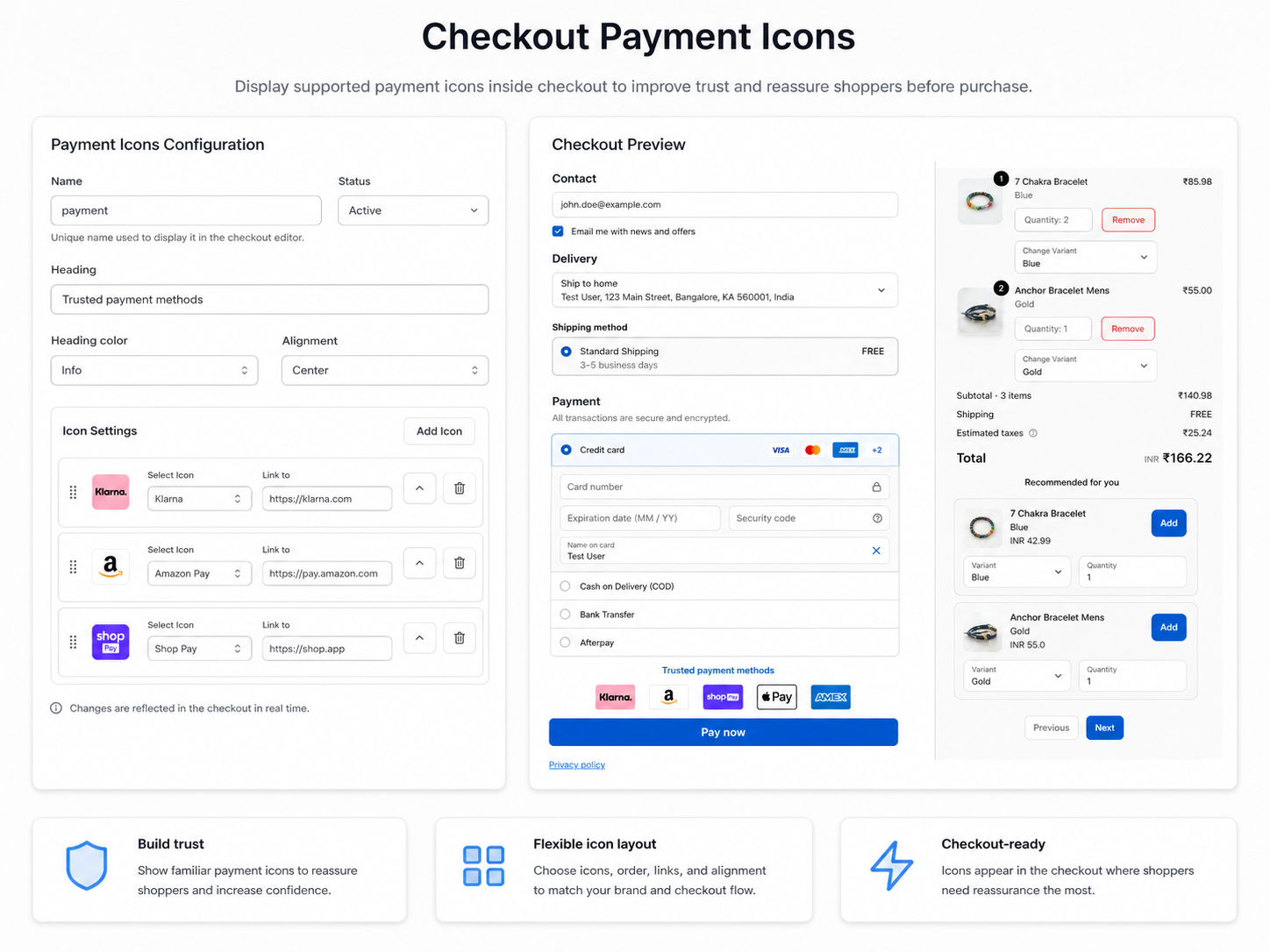 Payment Icons Configuration